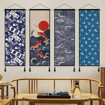 Japonijos Ukiyoe Drobės Paveikslą su Rėmu Meno Plakatas Pažymėkite Tapybos Meno Namų Dekoro Tapybos Gyvenimo Kambario Sienos Dekoro Nuotrauką