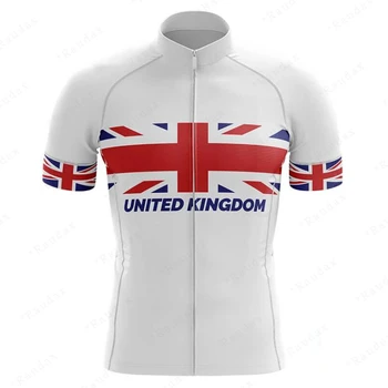 Jungtinė Karalystė Dviračių Drabužių 2021 Užsakymą Ropa Ciclismo Hombre Trumpas Rankovės Dviračių Nustatyti Mtb Dviratį Uniforme Maillot Ciclismo