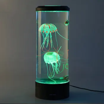 LED Fantazijos Medūzos Lempa, Spalva Keičiasi Medūzos Bakas Akvariumas Led Lempos Atsipalaiduoti Nuotaikos Naktiniai Nakties Šviesos Vaikai Dovanos
