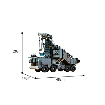 Mad MaxS Sunkvežimis, Traktorius, Ekskavatorius Kranas, Statybiniai Blokai SS Inžinerijos Universalas Transporto priemonių Surinkimas Modelis Plytų Žaislai Vaikams