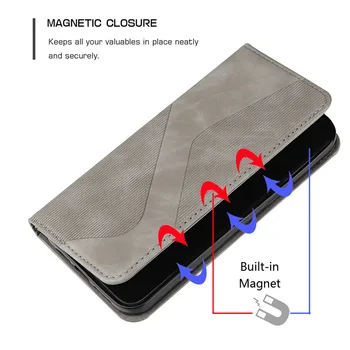 Magnetinio Odinis dėklas na Samsung Galaxy A01 Funda Už GalaxyA01 01 A015 SM-A015F Odai Jaustis Piniginės Padengti S Modelis Coque
