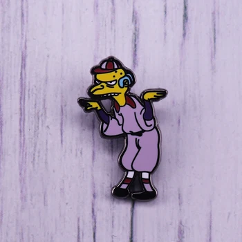 Mr. Burns homeras ne šikšnosparniai hat pin juokinga beisbolo sporto ženklelis
