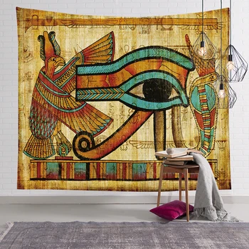 Namų Dekoro Egipto faraono aliejaus tapybai Gobelenas Sienos kabo audinio kambarį fono sienos aikštės Jogos paplūdimio rankšluostį kilimėlis