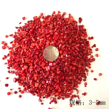 Natūralus Raudonasis Koralas Kvarco Kristalo Roko Chip Gydymo Chakra Rei ' k ' i Žvyro, Akmens Mineralų veterinarinio Apdailos Kolekcija
