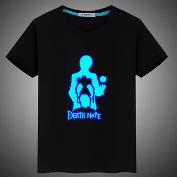 Nauja Vasaros Šviesos Liuminescencinės Mirties Atspausdintas Atsitiktinis Vaikai Mergaitės ir Berniukai, Medvilnės Marškinėliai Topai Tees Vyrų, Moterų, Šeimos T-shirt