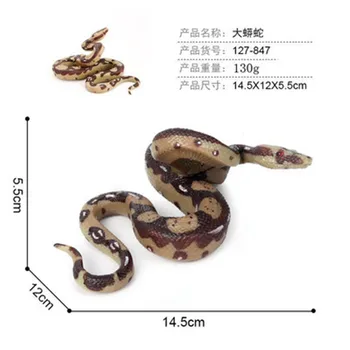 Naujas Modeliavimo Ropliai Augimo Proceso Modelis, Vaikų Mini Gyvūnų Kobra Python Boa Constrictor PVC Veiksmų Skaičiai Lėlės žaislas Vaikams