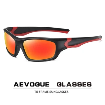 Nauji sportiniai dviejų spalvų rėmas spalvinga jojimo akinius lauko vyrų poliarizuoti akiniai nuo saulės AE0963