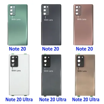 Naują Galinį Galinis Dangtelis Skirtas Samsung Galaxy Note 20 / 20 Pastaba Ultra Baterijos Durų Būsto Baterijos, Galinio Dangtelio Objektyvas