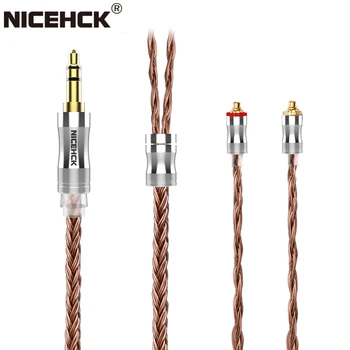 NiceHCK C24-4 Garso Kabelį 24 Core Gryno Vario Kabelių Ausinių Laidas 3.5 mm/2.5 mm/4.4 mm MMCX/NX7/QDC/0.78 2Pin už MK3 LZ A6 A7 EBX21