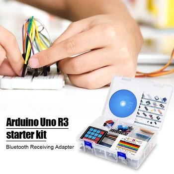 Pilnas Starter Kit for Arduino UNO R3 su Stepper Motorinių Garso Jutiklis