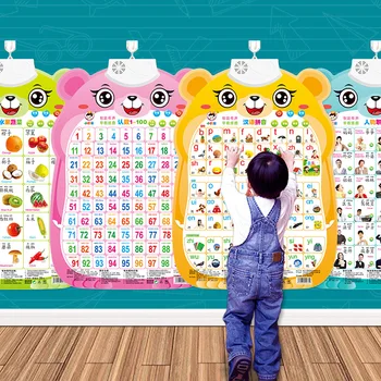 Pinyin sienos diagramos garsas elektroninių tapybos mokymosi kūdikių nušvitimą ankstyvojo ugdymo abėcėlė taško skaitymo vaikų žaislas mergina