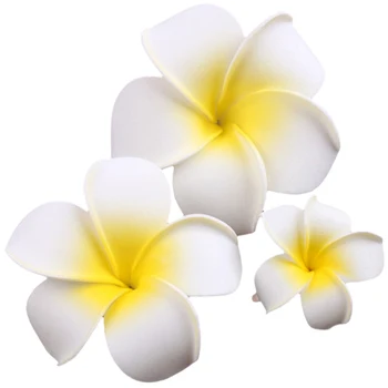 Plaukų Segtukas Su Bohemija, Pajūrio Paplūdimio Plumeria Gėlių Havajai Staigius Frangipani Plaukų Spaustuvai Žiburių Reikmenys Mergina