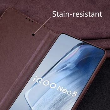 Prabanga Originali Karvės Odos Flip Case For Xiaomi Mi 11x Pro Redmi 10 Pastaba 10s Pro Max Flip Cover Handmake Odos Apsaugos Atveju