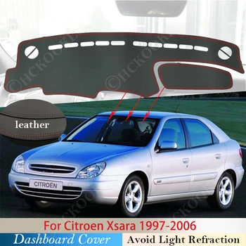 PU Oda Citroen Xsara 1997~ 2006 prietaisų Skydelio Dangtelis Apsaugos Trinkelėmis, Automobilių Reikmenys galiniu langu skėtį nuo saulės Kilimas 2005 2004 2003