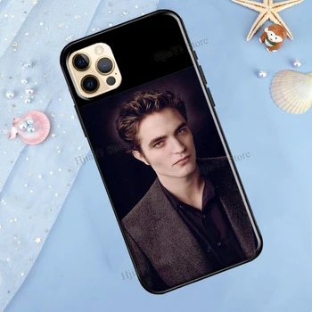 Robert Pattinson Silikono Atveju iPhone XR X XS MAX SE 2020 6S 7 8 Plius 12 Mini Pro 11 Max Korpuso Dangtelio