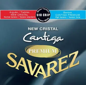 Savarez 510CRJP Naujas Cristal NT / Cantiga Premium HT Stygos, Pilnas Komplektas