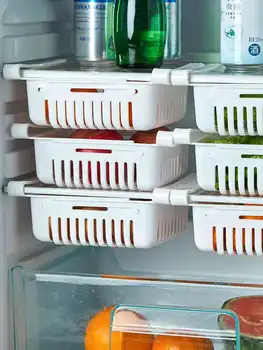 Stalčių šaldytuve talpinimo sutaupyti vietos, reguliuojamas stalčių kabinti vaisių ir augalinio maisto dėžutės, virtuvės talpinimo stovo
