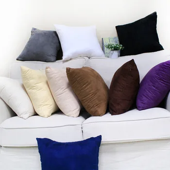 Suede audinio sofos pagalvėlė padengti 30x50/40x40/45x45/40x60/50x50/55x55/60x60cm dydis dekoratyvinis mesti pagalvę padengti atveju