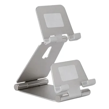 Tablet Stand Paramos Kelionių Mobiliojo Telefono Sulankstomas Anti Slip Darbalaukio Aliuminio Lydinio Multi Kampas Universalus Mount Dvejopo Naudojimo