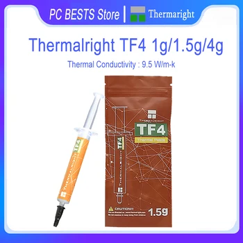Thermalright TF4 1g/1.5 g/4g Terminis Tepalas CPU šilumos išsklaidymo silikono tepalas kompiuterio notepad silikono tepalas