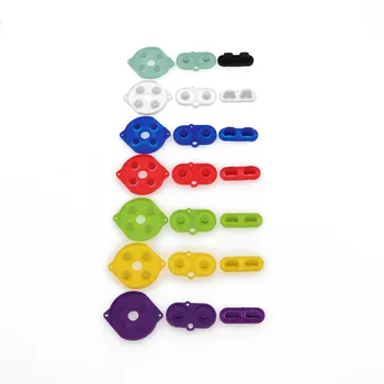 TingDong Silikono Guma Laidžios Mygtukas ir Spalvingas Plastiko D Pagalvėlės A B Įjungimo IŠJUNGIMO Mygtukais Pultelių už Gameboy Spalva GBC