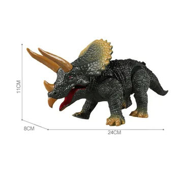 Triceratopsas Dinozaurų Žaislas Modeliu Nuotolinio Valdymo Berniukas Vaikas Dinozaurų Pasaulyje tvarkyti Vaikų, Gyvūnų Žaislai Dovana