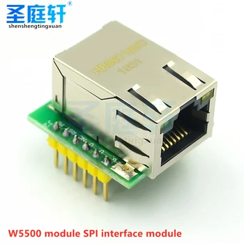 USR-ES1 W5500 SPI LAN Ethernet Tinklo Modulis TCP IP Sąsaja STM32 3.3 V 5V už Arduino WIZ820io RC5 Daiktų Internetas