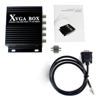 Vaizdo Keitiklis GBS-8219 XVGA Lauke CGA/EGA/RGB/RGBS/RGBHV/VGA Pakeisti Senus Pramonės CRT Monitoriai ES Plug