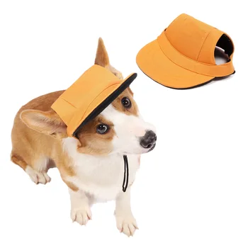 Vasaros Šunelis Skrybėlę Bžūp Lauko Šuo Beisbolo Kepuraitę Drobės Mažų Šunų Saulės Priedai