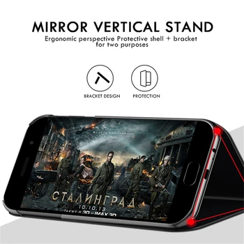 Veidrodis Smart View Flip Dangtelis Redmi Pastaba 8T 8 8A 7, 7A 4X 4 5 Pro 5A Premjero 6 6A 5 Plus S2 Xiaomi Mi 6X A2 A3 Lite Atveju
