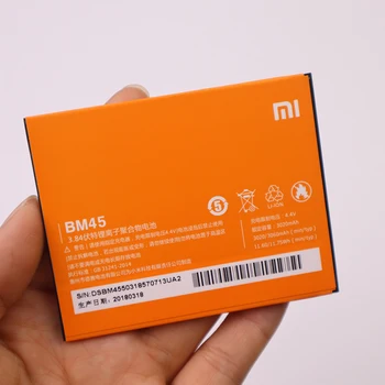 Xiaomi Originalus BM45 BM20 BM40 BM41 BM42 BM44 Baterija Xiaomi Mi Redmi 2 Pastaba/ Mi2S Mi 2 /2A/Redmi 1S/Note1/Redmi 2 Baterijos