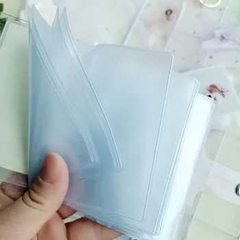 Yoofun Želė Spalvos Mini Albumas Kortele Foto Lipdukas Albumo Mini Foto Albumo Nuotraukas Instax Albumą Skaidrus Blizgučiai Kortelės Turėtojas