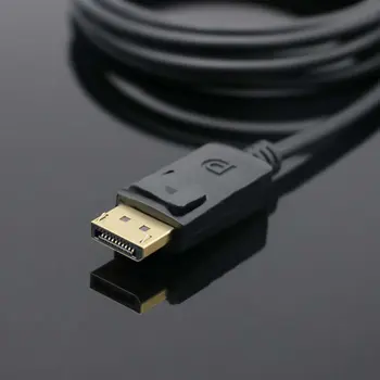 1.8 Metrų Display Port DP Vyras į HDMI suderinamus Kabelio Adapteris Keitiklio Kabelį, 4K Nešiojamas PC HD TV Konverteris Nemokamas pristatymas