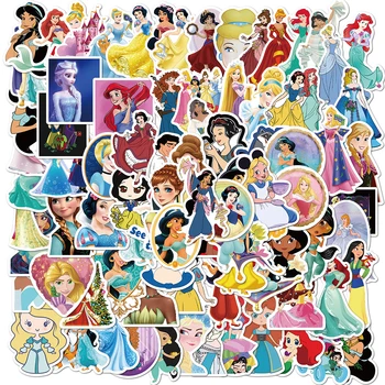 10/50/100vnt Disney Princess Lipdukai Užšaldyti Žaislų Istorija Mikė Pūkuotukas Vandeniui Riedlentė Nešiojamas Animacinių filmų Stikers Vaikų Žaislas