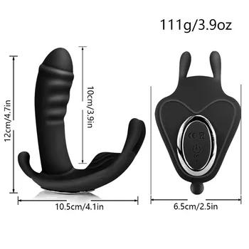 10 Greičio Nešiojami Drugelis Klitorio Vibratorius Stimuliuoja Makšties Orgazmas Belaidžio Nuotolinio valdymo Panty Dildo Vibratorius, Sekso Žaislai Moterims