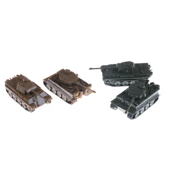 1PCS/Set 1:144 Masto Gatavo Modelio Žaislas 4D Smėlio Lentelė Plastiko Tiger Tankai II Pasaulinio Karo Vokietija Pantera Bakas