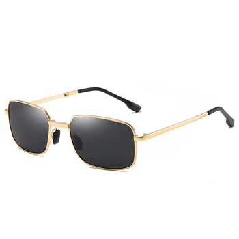 2020 Naujas Kartus Poliarizuoti Akiniai nuo saulės Vyrams, Prekės ženklo Dizaineris Lankstymo, Metalo Sunglass Vyrų Vairavimo Saulės Akiniai UV400 Gafas Oculos De Sol