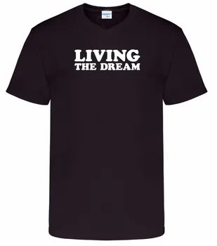 2020 Naujas Vasaros Vyrai Karšto Pardavimo Mados tuščią T shirt, derliaus citata Gyvenimo Svajonė tuščią t shirts Vasaros Stilius