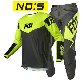 2021 motokroso kostiumas greitai fox 180/360 motociklų aprangos mx džersio ir kelnes mtb Įrankių Rinkinį 