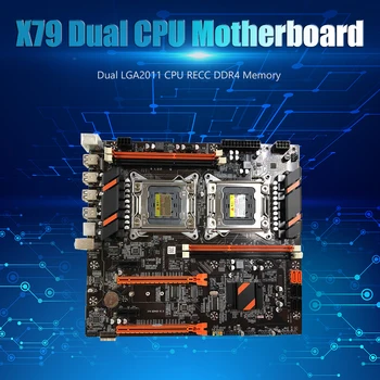 2021 Nauja 32GB DDR3 ECC REG Atminties Nustatyti X79 Dual CPU Desktop PC motininę Plokštę LGA 2011 DDR3 SATA PUBG Žaidimų Mainboard