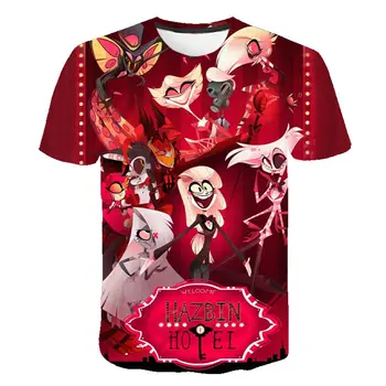 2021 Naujas Hazbin Cosplay Hotel T-shirt Charlie T-shirt Dulkių Alastor Vaddie T-shirt 3D T-shirt suaugusiųjų Helovinas kostiumas