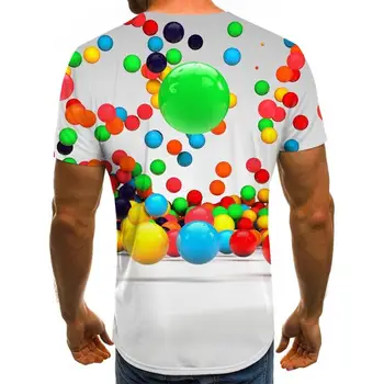2021 Nauji vyriški/moteriški marškinėliai Trumpas rankovėmis T-shirt Spausdinimas 3dt Marškinėliai Atsitiktinis Hip-hop 3d Spausdinimo T-shirt Viršuje XXS-5XL Sportas