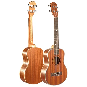 23 Colių Koncertas Ukulėle Rinkiniai Raudonmedžio 4 Stygos Havajų Mini Gitara su maišeliu Pradedantiesiems Muzikos Instrumentai