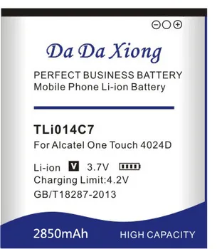 2850mAh Naują Atvykimo Modelis [ TLi014C7 ] Vidaus Baterija Alcatel OneTouch Pixi Pirmą 4024D Telefono Baterija