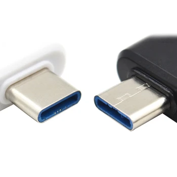 2vnt Adapterių, Ausinių, USB Moterų Tipas-C, Vyrų Adapteris Keitiklis Mini OTG Kabelis, Ausines Skaičiuoklė