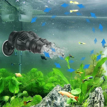 360 Laipsnių Sukimosi Banga Maker Vandens Cirkuliacijos Siurblio Mažas Ultra Silent Siurbtukas Akvariumo Žuvų Bakas Povandeninis Naršyti Siurblys Ma