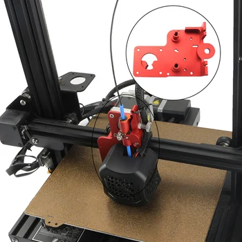 3D Dviguba Pavara Ekstruderiu Nustatyti Aliuminio Lydinio Atnaujinti Direct Drive 3D Spausdinimo Ekstruderiu Creality Ender 3/3/V2 Priedai