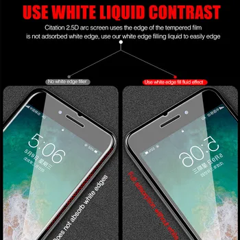 3Pcs Visiškai Padengti Grūdinto Stiklo iPhone 12 Mini Pro 11 XS Max X XR Screen Protector, iPhone 8 7 6 Plus SE 2020 Stiklo
