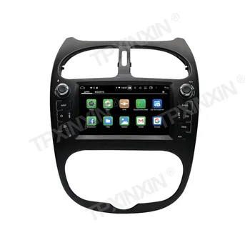 4+128G Už Peugeot 206 2000-2016 Android Automobilio Radijas Stereo Juosta recordr Multimedia vaizdo grotuvas GPS Navigaciją HeadUnit Carplay