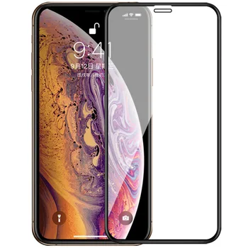 5VNT Visiškai Padengti Grūdinto Stiklo iPhone 12 X Xr Xs 7 8 6 6s Plus 11 Pro Max SE 2020 Screen Protector